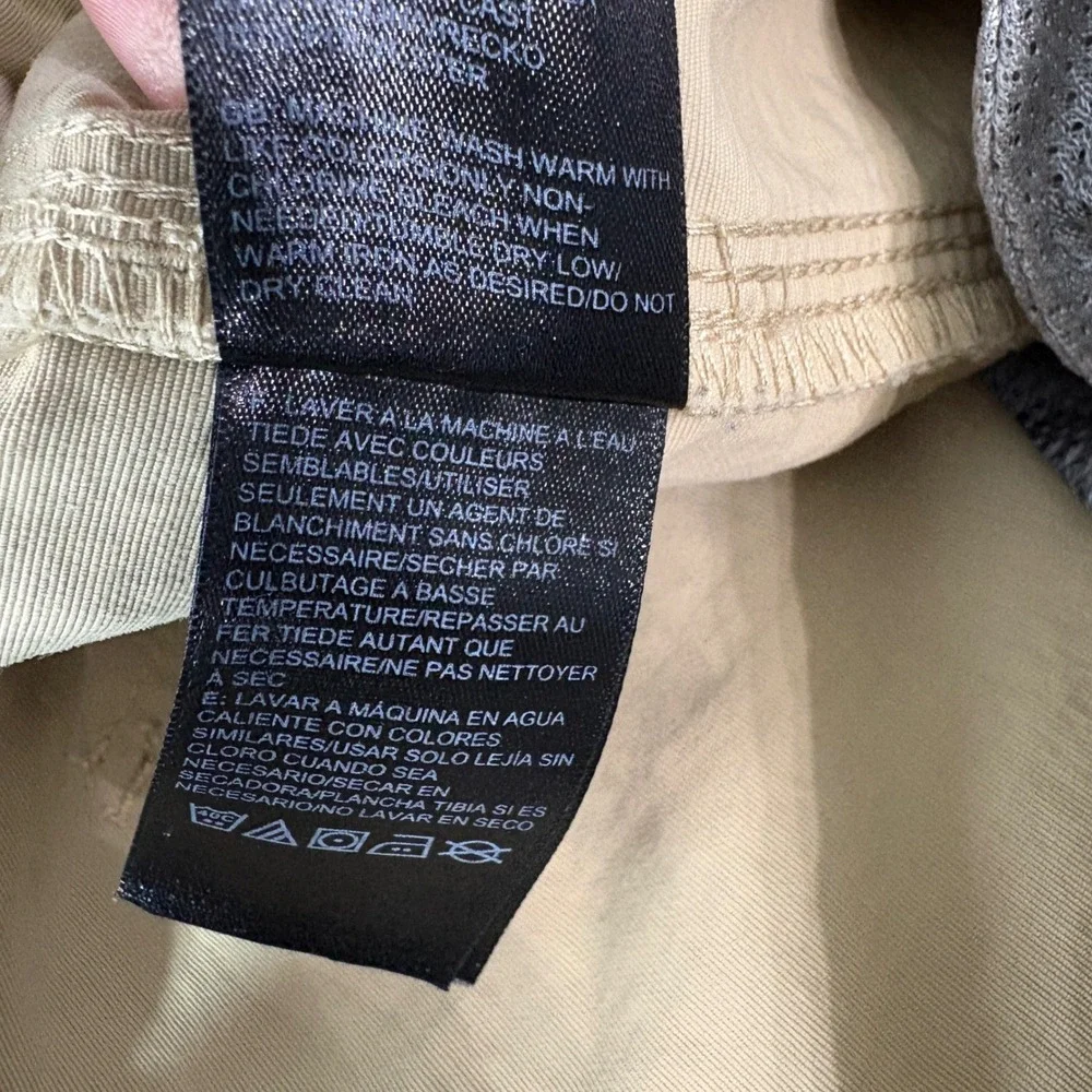 The North Face Pants Mens 32 Tan Paramount Peak Hiking Zip Off Legs Belted Gorp
